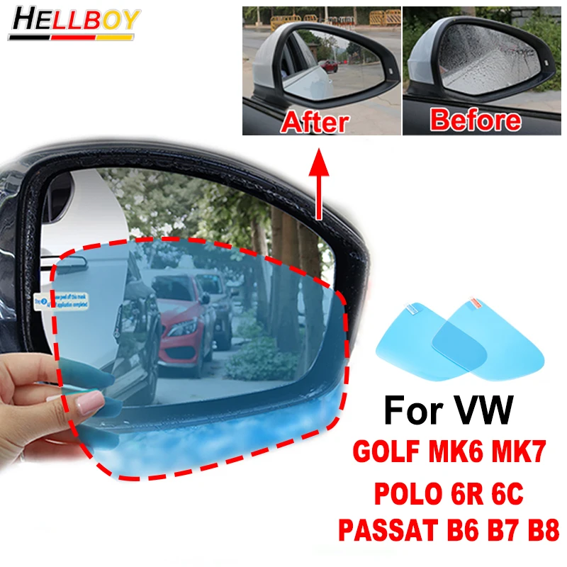 Автомобильная Защитная пленка для VW Golf 7 6 MK6 MK7 Polo 6R 6C Volkswagen Passat B6 B7 B8 боковое