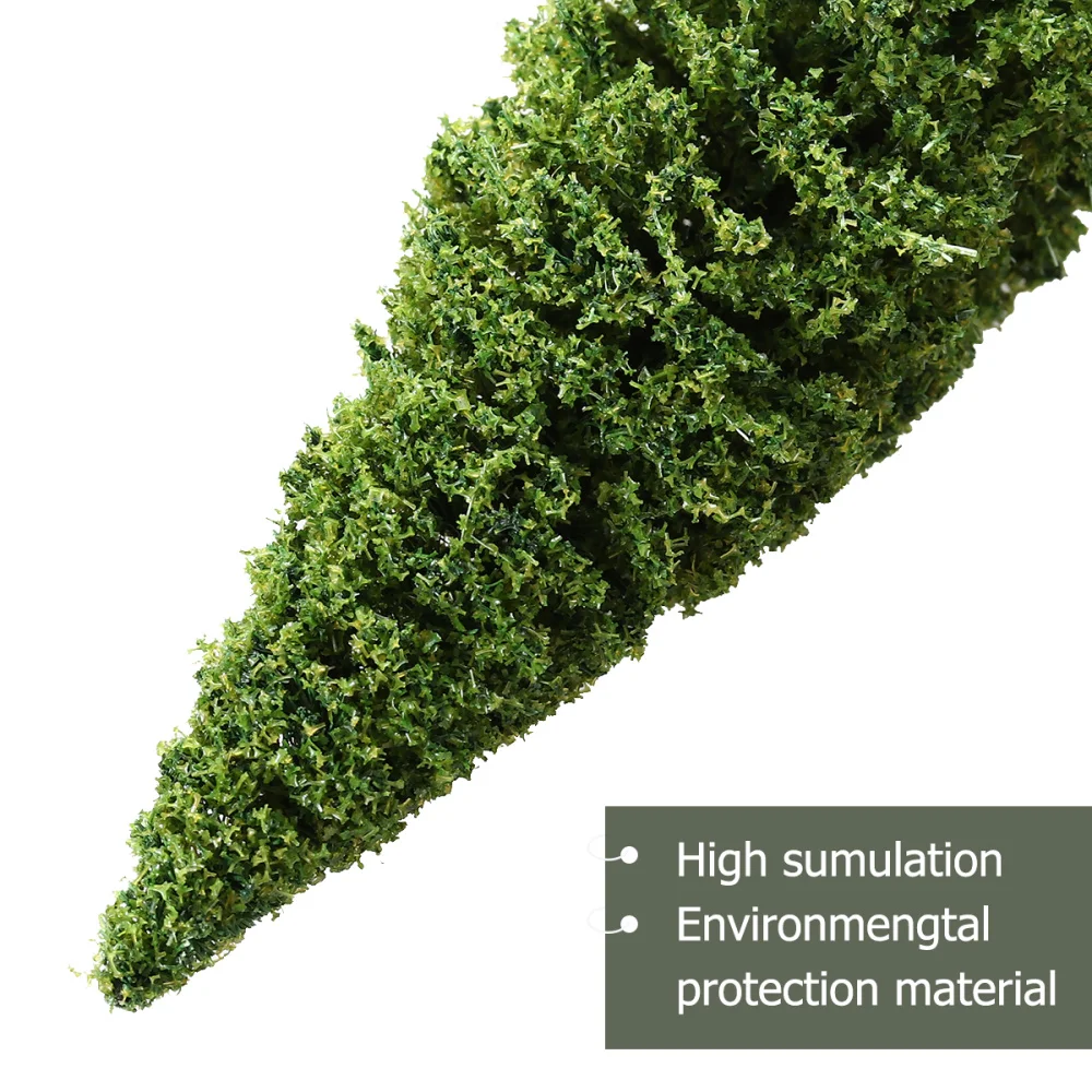 

WINOMO 15pcs 1/100 1/150 1/200 Green Scenery Landscape Model Cedar Trees