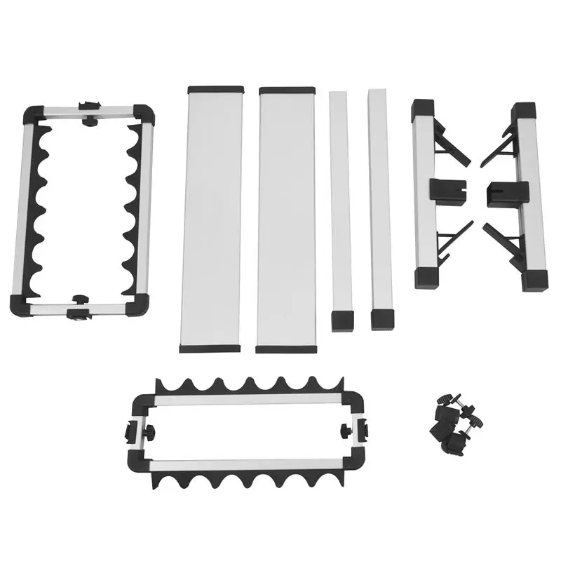 

Стойка для удочек из алюминиевого сплава, стойка для хранения удочек, держатель до 12 удочек для всех типов удочек и комбо