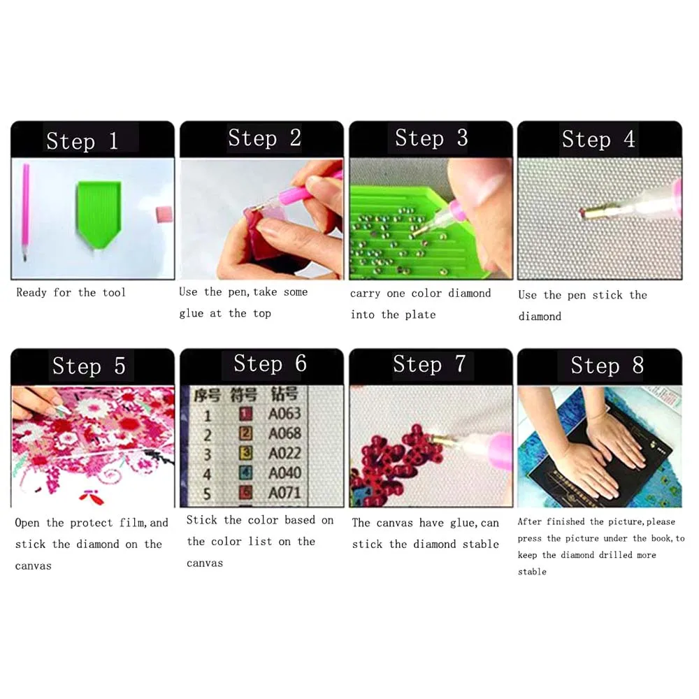 5D DIY Алмазный цветок вышивка крестиком Бриллиантовая фотография домашний декор