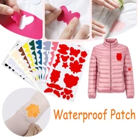 colorful down jacket hole repair self adhesive stickers waterproof pvc patches cartoon shapesofa clothing repairing leather pu