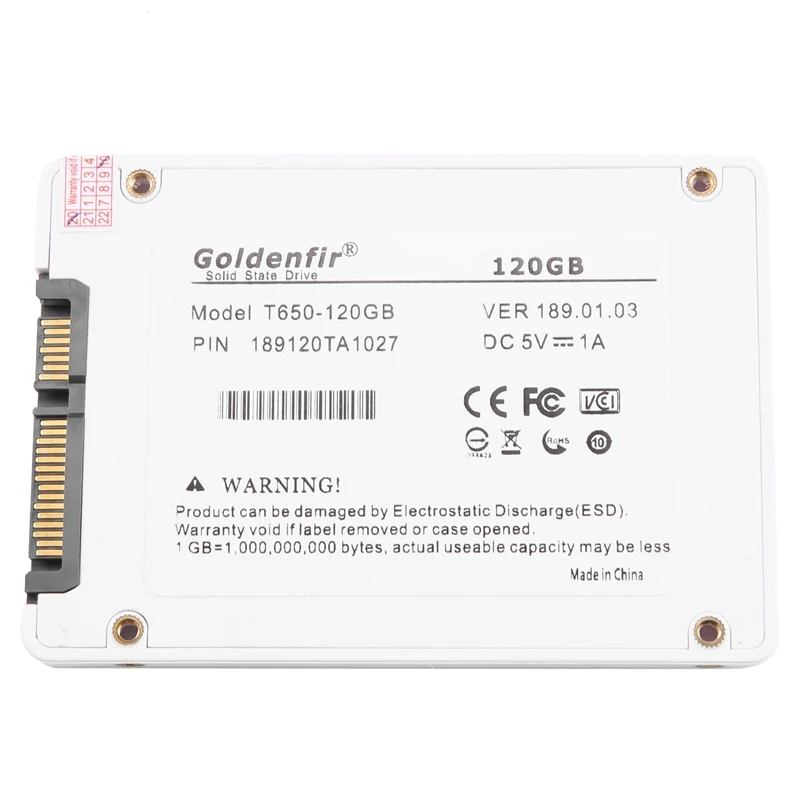

Goldenfir SSD 120GB SSD 2.5 Hard Drive Disk Disc Solid State Disks 2.5inch Internal SSD