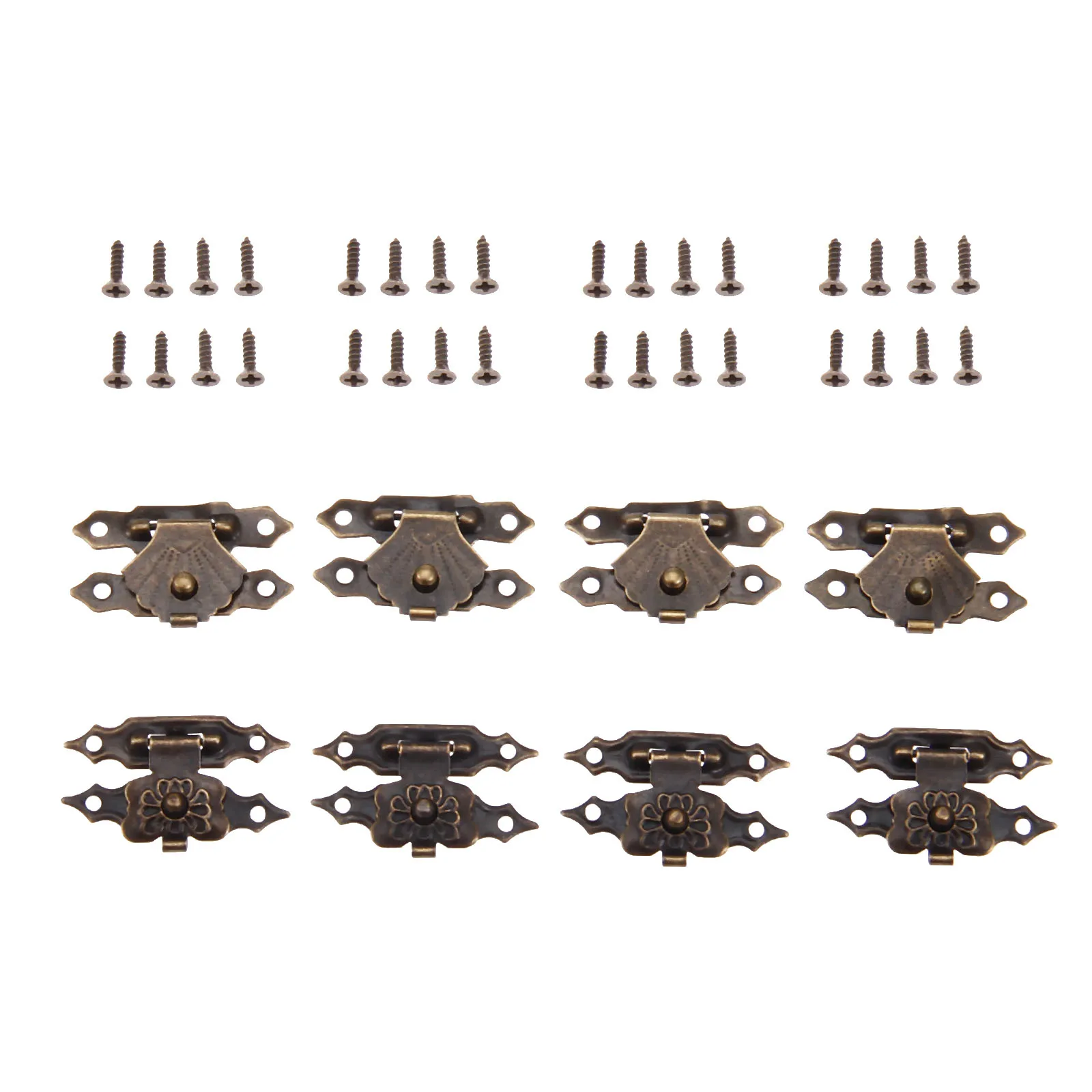 10 шт. античный бронзовый замок для шкатулки и драгоценностей замки защелка