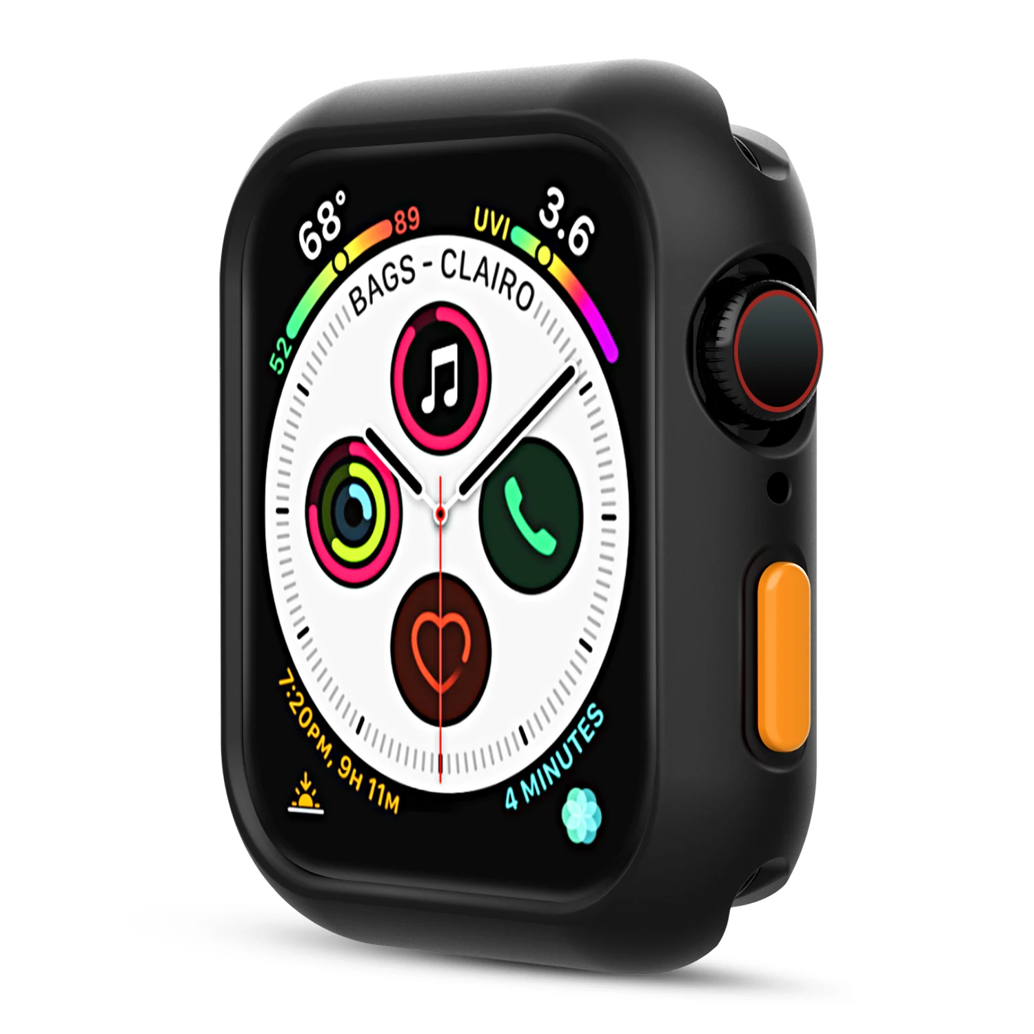 Чехол для часов Apple Watch 6 SE 5 4 40 мм 44 чехол бампер из поликарбоната с защитной