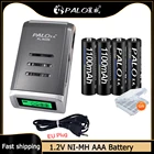 Аккумуляторная батарея PALO 1,2 в Ni-MH AAA 1,2 в AAA аккумуляторная батарея nimh aaa аккумуляторы умное зарядное устройство для игрушек с дистанционным управлением
