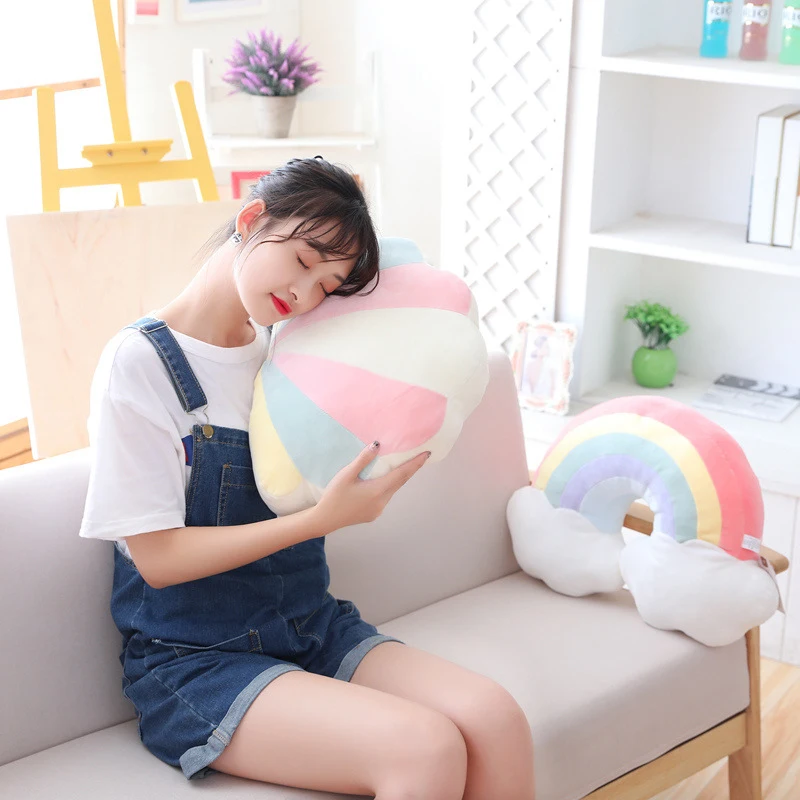 

Creative Shell Plush Pillow Kawaii Soft Cotton Stuffed Sofa Cushion Toys Baby Gifts For Kids Children