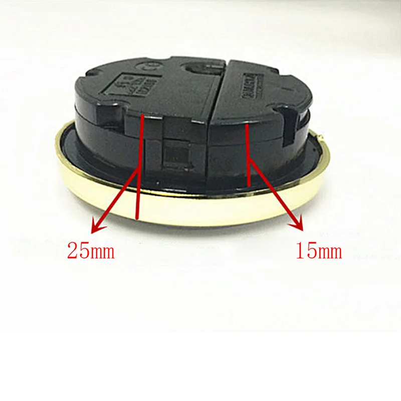 65 мм классические железные часы ремесла кварцевый механизм круглые с подсветкой