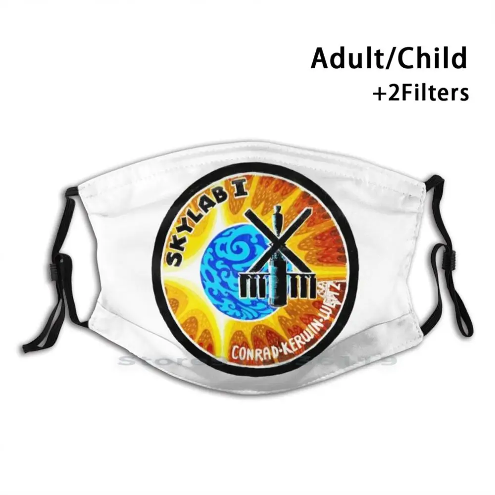 

Skylab 1 ( Sl-2) многоразовая маска для лица с логотипом миссии с фильтрами для детей Conrad Skylab 1 Skylab 4 Skylab 2 Skylab 3 Sl 2 Sl