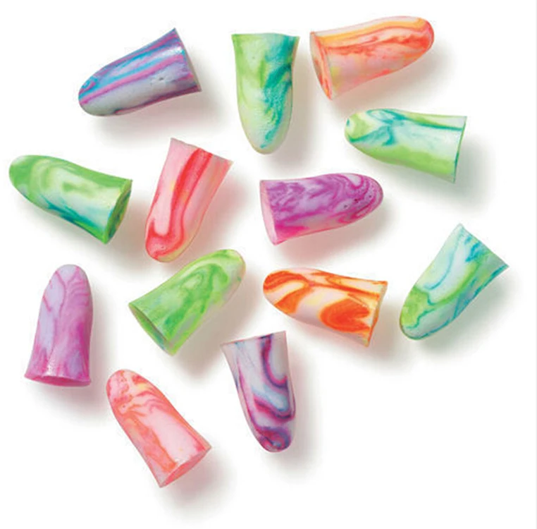 

10PCS /5 pairsSpark Soft Light Foam Ear Plugs Defenders Protectors Earplugs