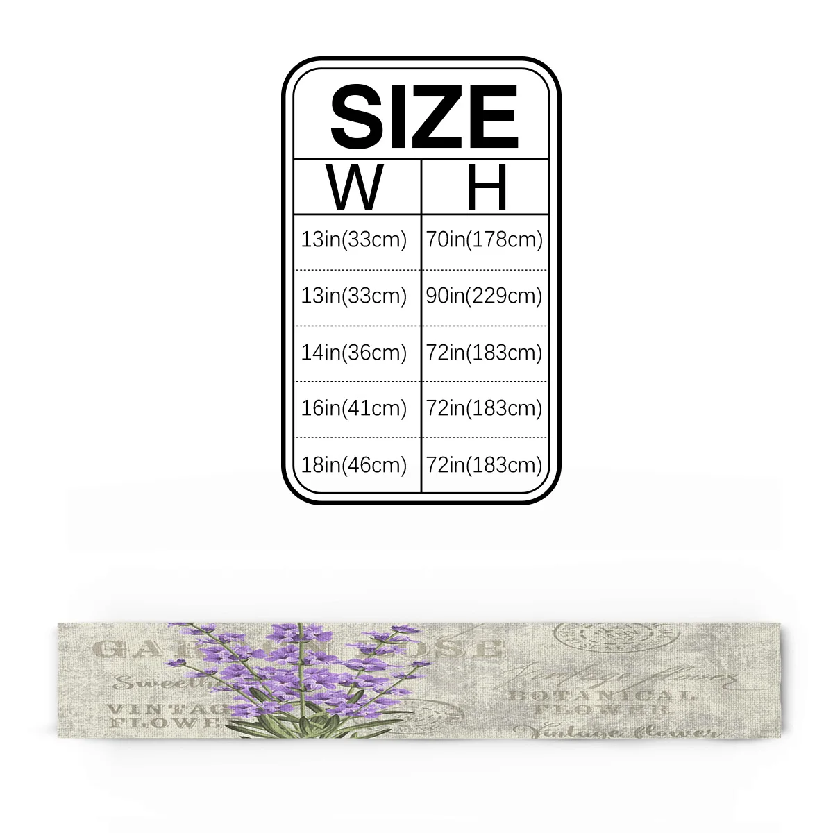 Лавандовые фиолетовые цветы листья деревенский Настольная дорожка дома