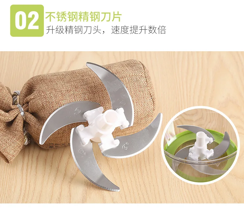 Manual mincer household garlic blender multi-function vegetable kitchen artifact cutter |