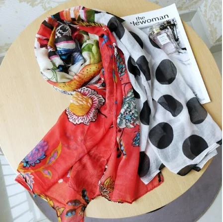 GINGER Испанский Модный женский шарф DESIGUAL - Цвет: GINGER