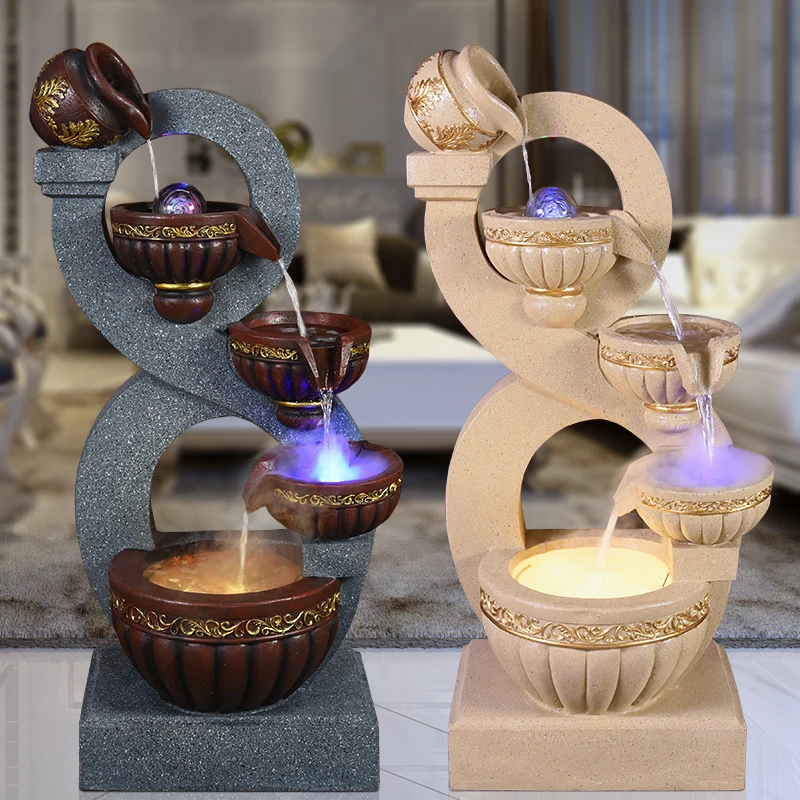 Фонтан для воды в европейском стиле украшение дома и сада офиса|Фонтанчики