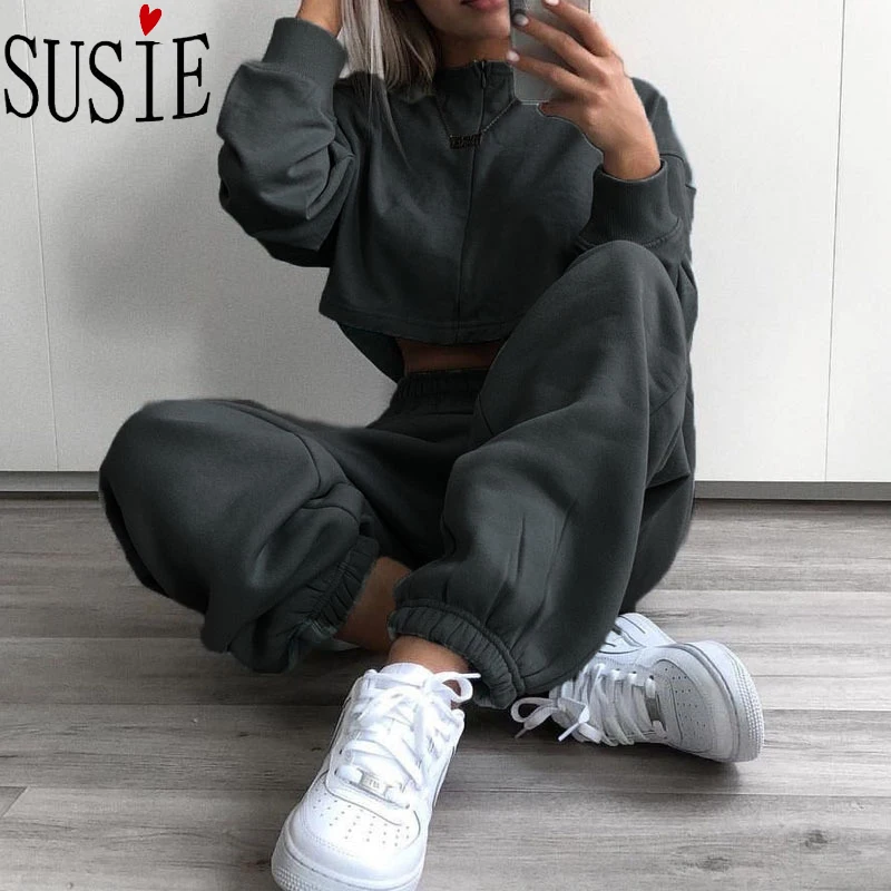 Женские брюки Осенние хлопковые спортивные штаны для бега модная уличная одежда