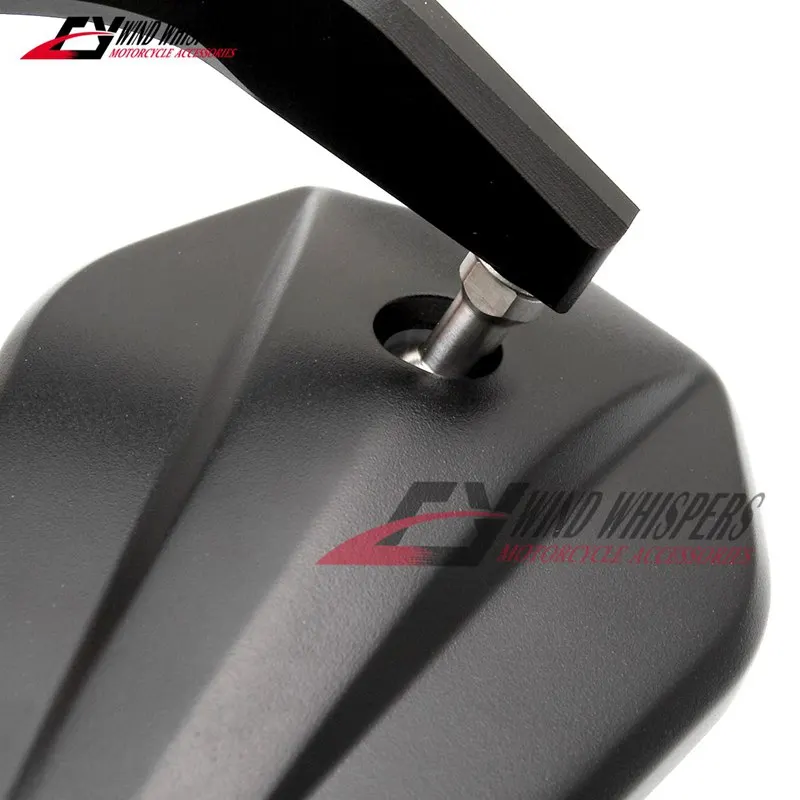 CNC Irregular Rear View Mirrors Handle Bar End Cafe Racer For Honda Yamaha Kawasaki Suzuki Aprilia BMW Triumph T100 Ducati Vesap |