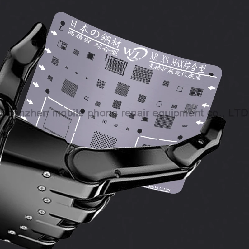 Микросхема стальная сетка BGA реболлинг трафарет для пайки шаблон iPhone XS