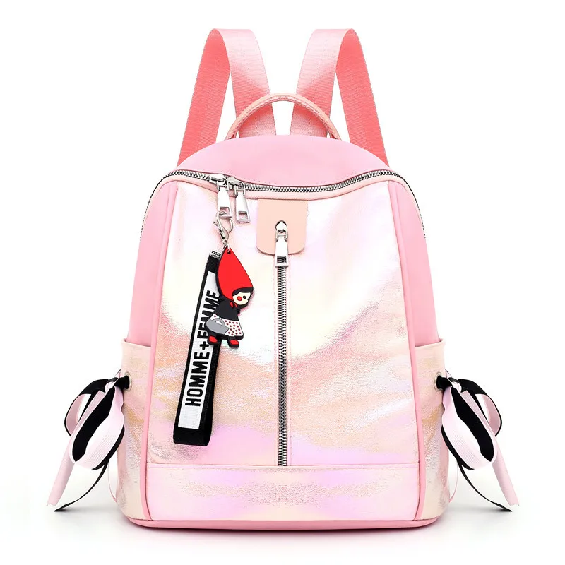 Женский водонепроницаемый рюкзак для ноутбука с бантом и лентой|Женские рюкзаки|