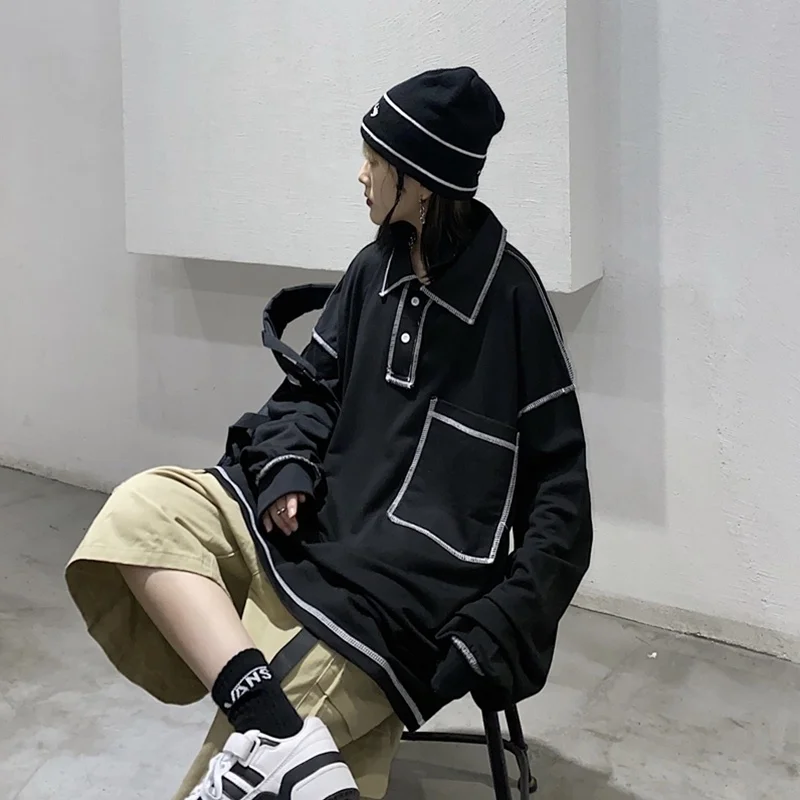 

Универсальные свободные карманы в Корейском стиле на осень и зиму