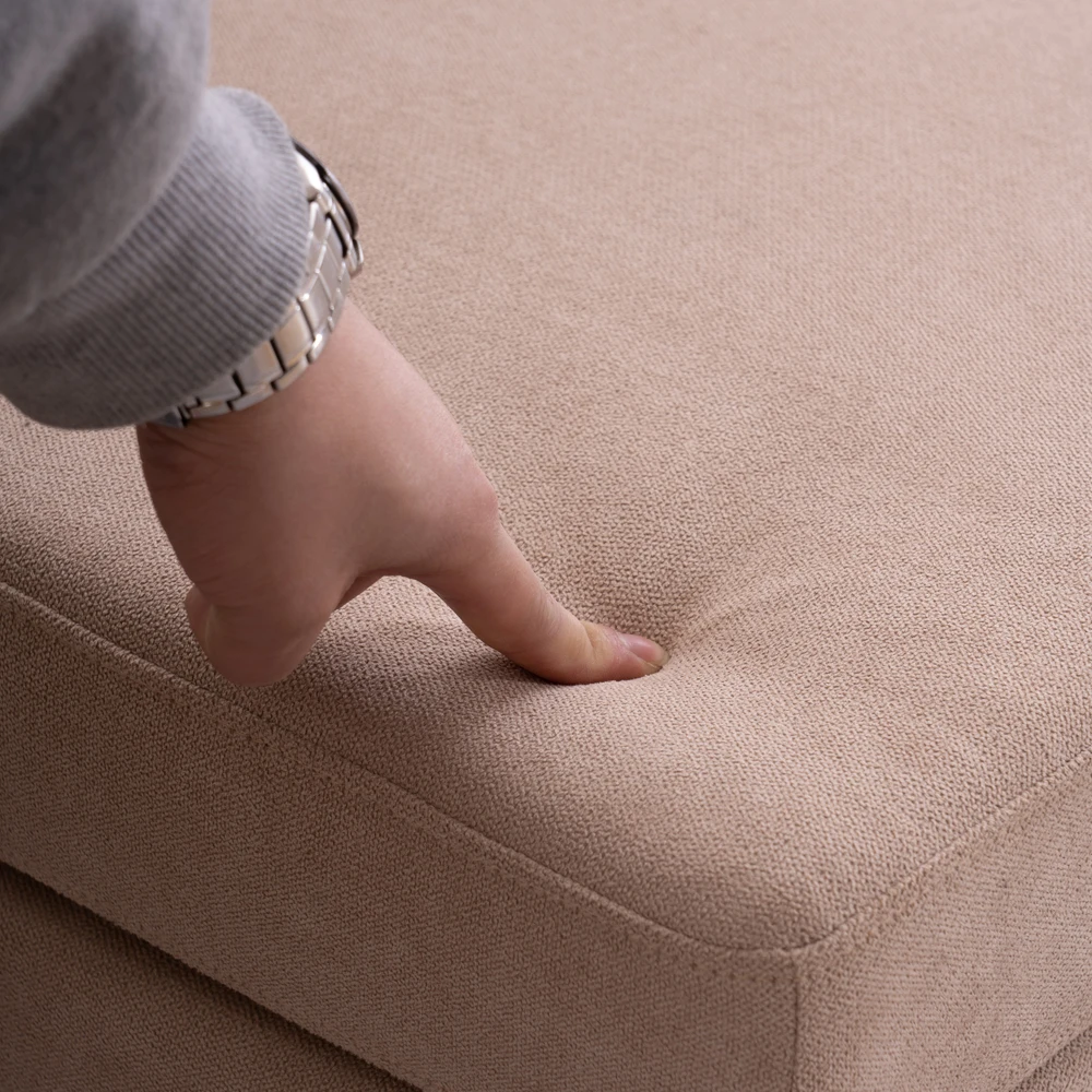 

BUYTOO Double Chaise Longue Combination Sofa Beige