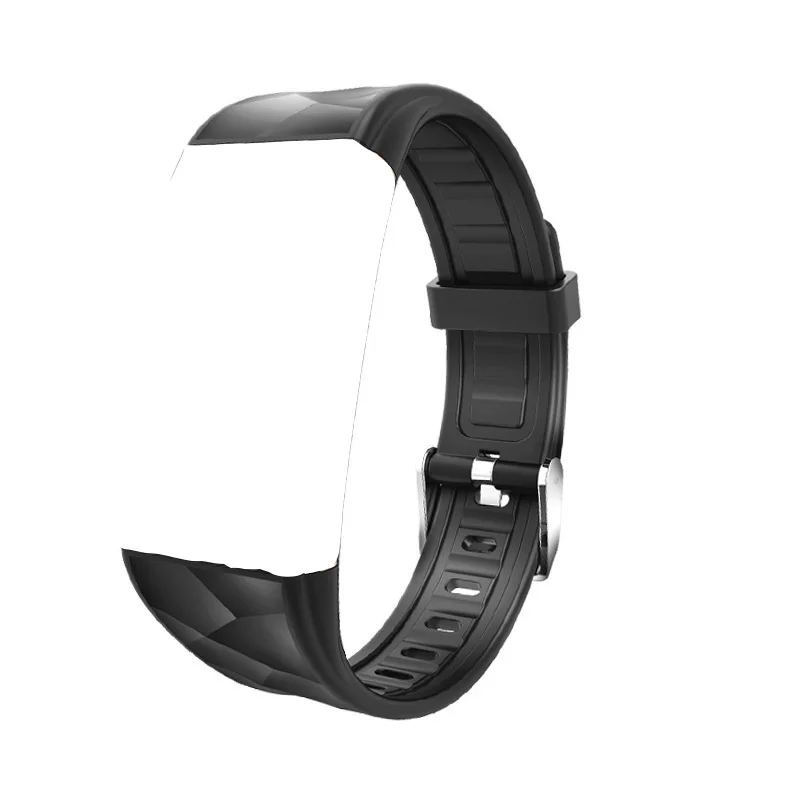 black strap Смарт-часы Ravi T20, измеритель артериального давления, пульсометр, трекер спортивной активности, фитнес-часы, IP67, подключение, IOS, Android, телефон - Цвет: black strap