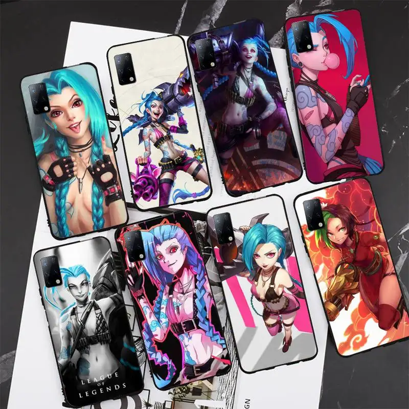 

Game LOL Jinx Phone Case for Samsung A71 A80 A91 A01 A02 A11 A12 A21S A31 A32 A20E M10 M11 M20 M30 M31 M31S M21 cover