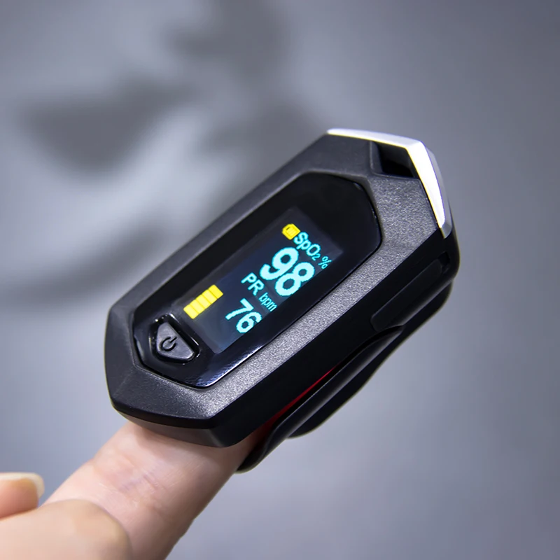 Фото Пульсоксиметр Пальчиковый BOXYM перезаряжаемый с OLED-экраном Пульсоксиметр Пальчиковый BOXYM перезаряжаемый с OLED-экраном