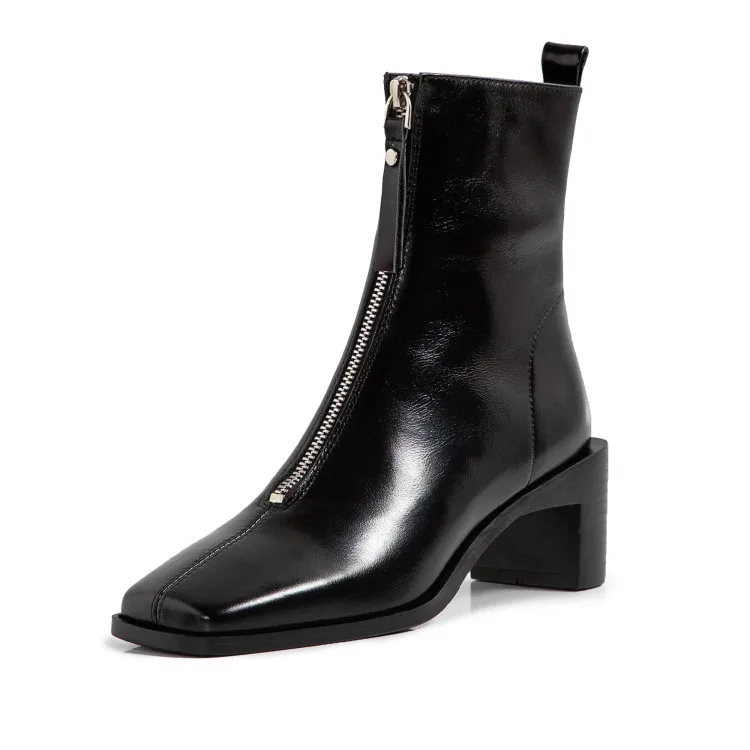 

ICONFEL Brand Bottine Scarpe Dona Women Boots Italian Bootie Genuine Leather Boots Chaussure Femme Zapatos Mujer Winter 2021