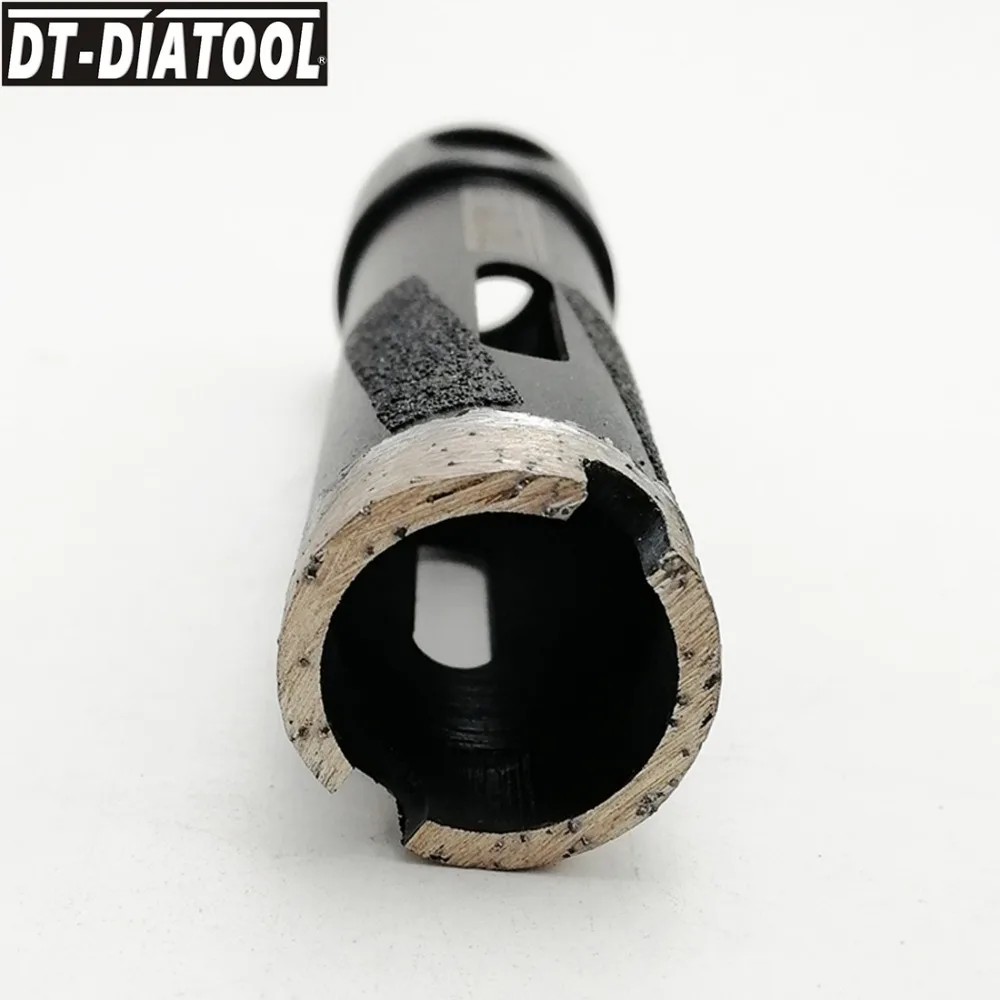 DT-DIATOOL 1 шт. M14 или 5/8-11 резьба Лазерная сварная Алмазная сухая бурильное сверло Гранит шлифовальное долото природа камень отверстие пилы