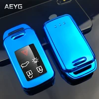 soft tpu car smart key case cover shell fob for volvo xc40 xc60 s90 v90 xc90 2020 2018 car protect button keychain accessories