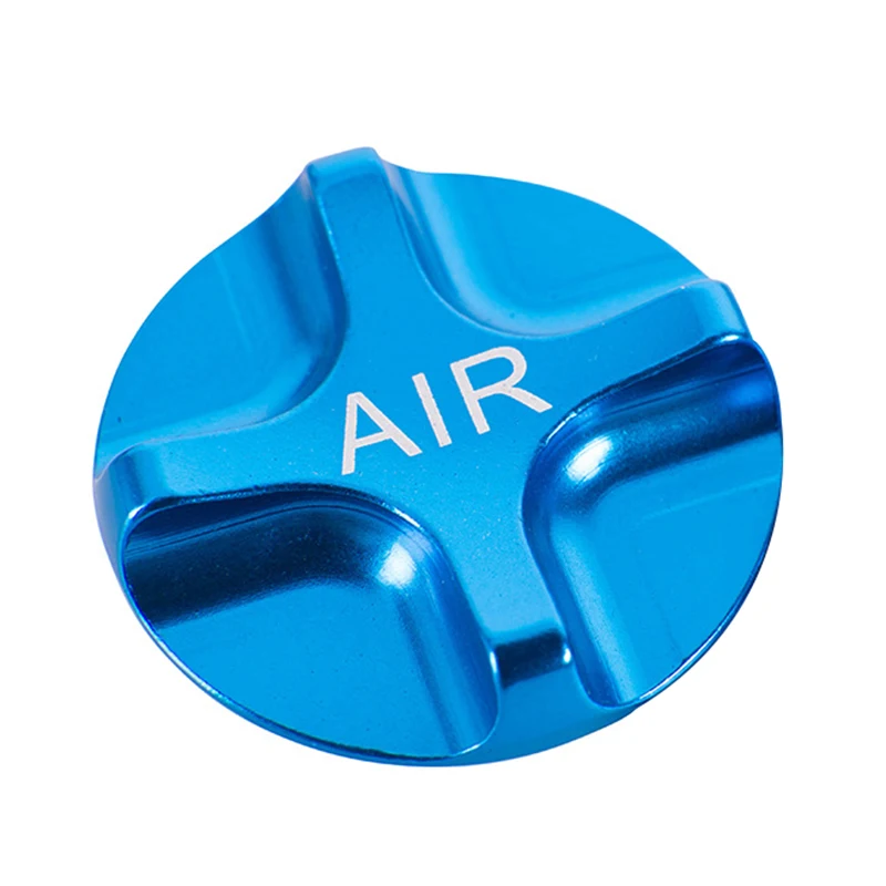 Bike Air Gas Shcrader American Valve Caps Suspension Bicycle Front Fork Parts for MTB Road Blue | Спорт и развлечения