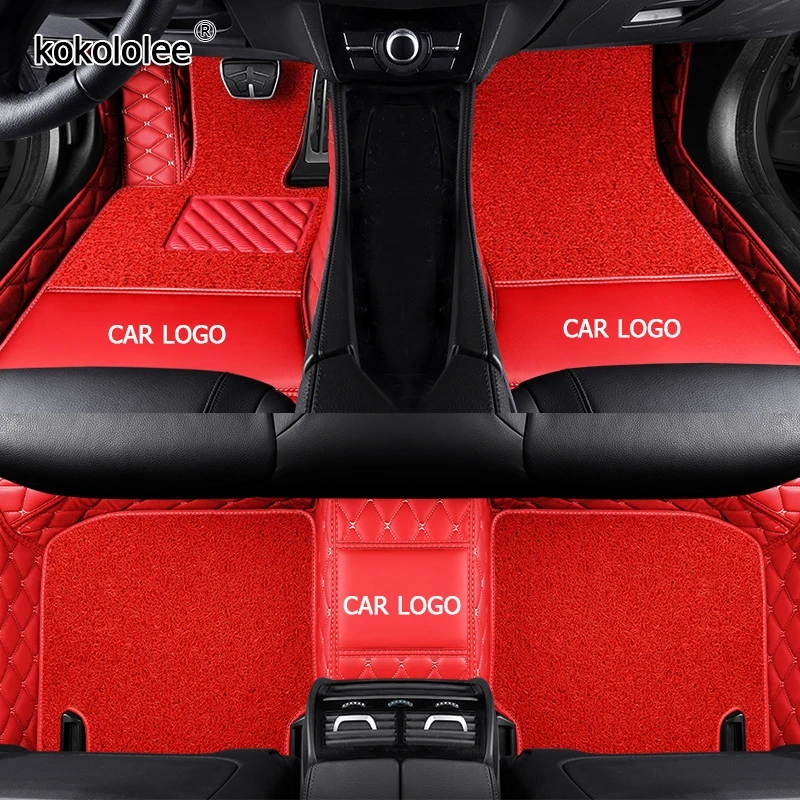 Напольные коврики kokolee с логотипом на заказ для Renault captur megane scenic kadjar fluence Лагуна