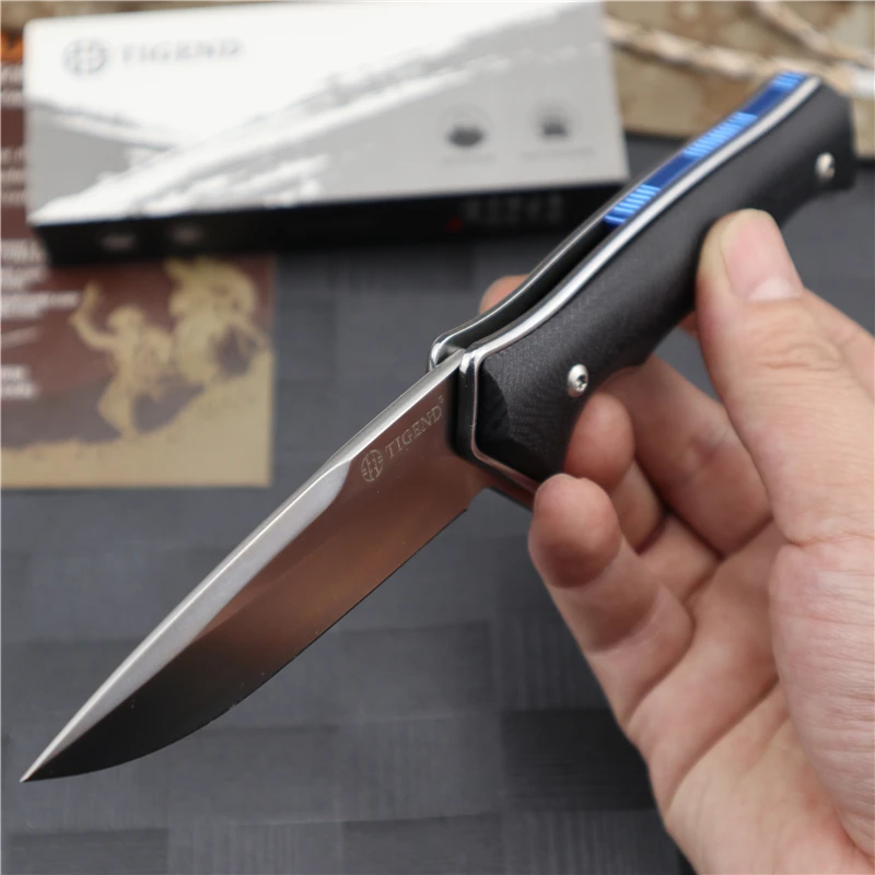 Складной нож D2 со стальной рукояткой G10 тактический охотничий Клинок для