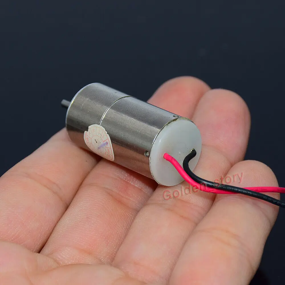 Миниатюрный мотор с полным содержанием металла 16 мм 3 В постоянного тока 7 в 5 40-80