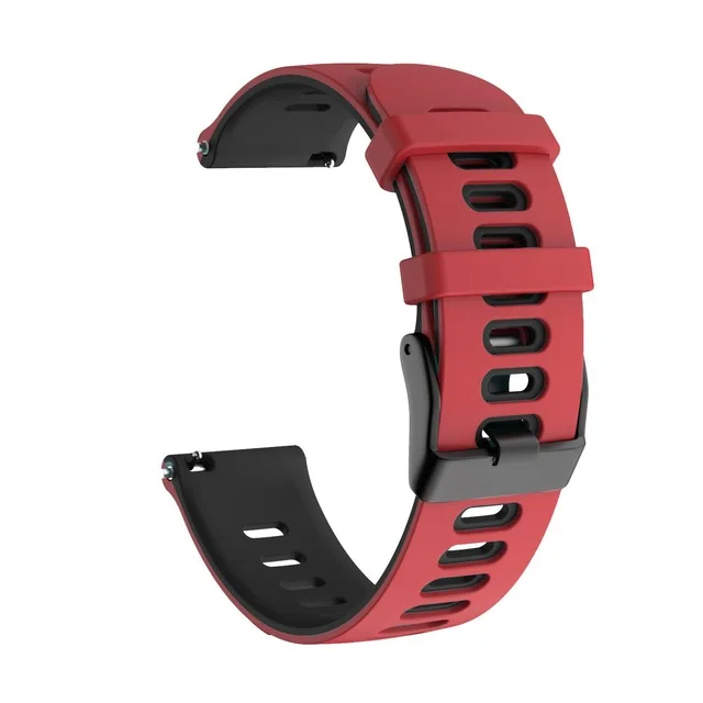 Ремешок силиконовый для Amazfit GTS 2e/GTS2 Mini/GTR 42 мм/47 мм/GTR2/2e/stratos 2/3 спортивный браслет