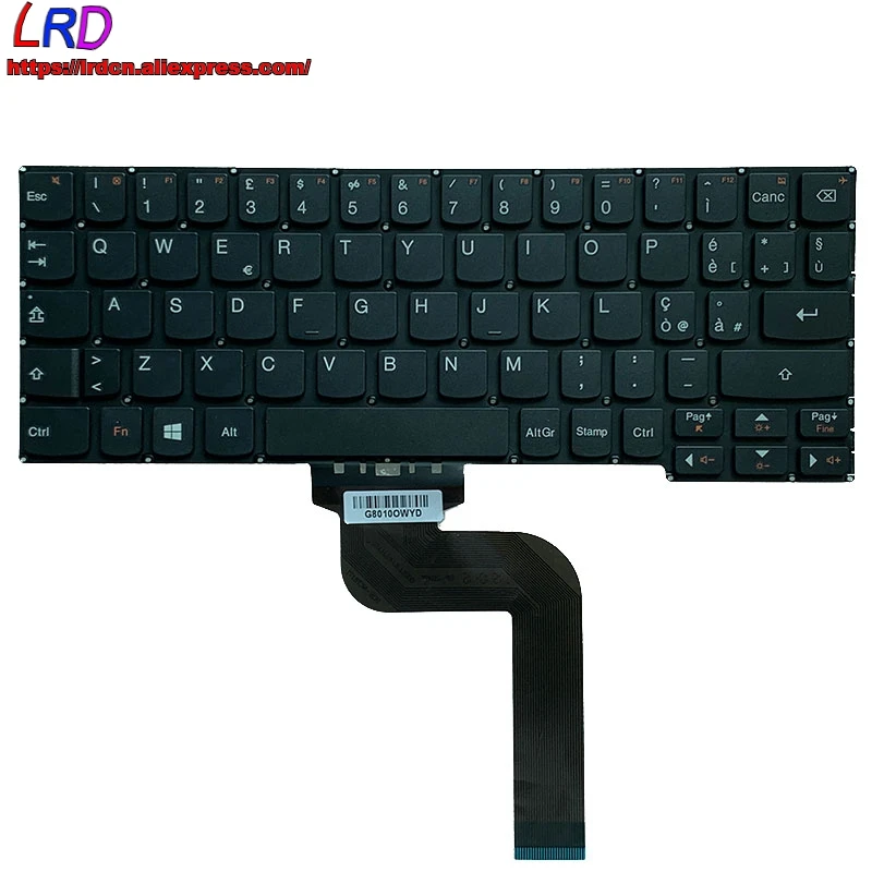 Новая Оригинальная итальянская клавиатура IT для планшета Lenovo Miix 3-1030 25214944 25214974 |