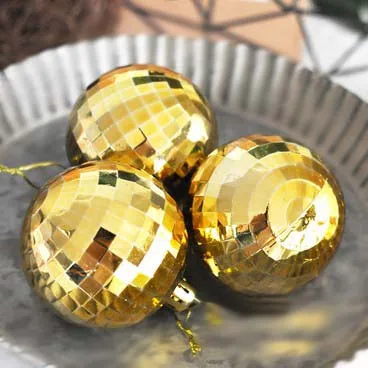 

Пластиковый Блестящий зеркальный шар, украшение для торта на день рождения, праздник j, десертный стол, День благодарения, для дома