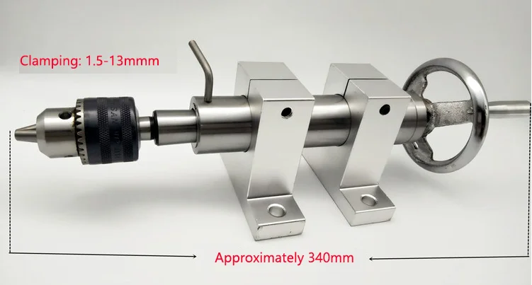Миниатюрный токарный станок для деревообработки сверлильный патрон MT3 подвижный