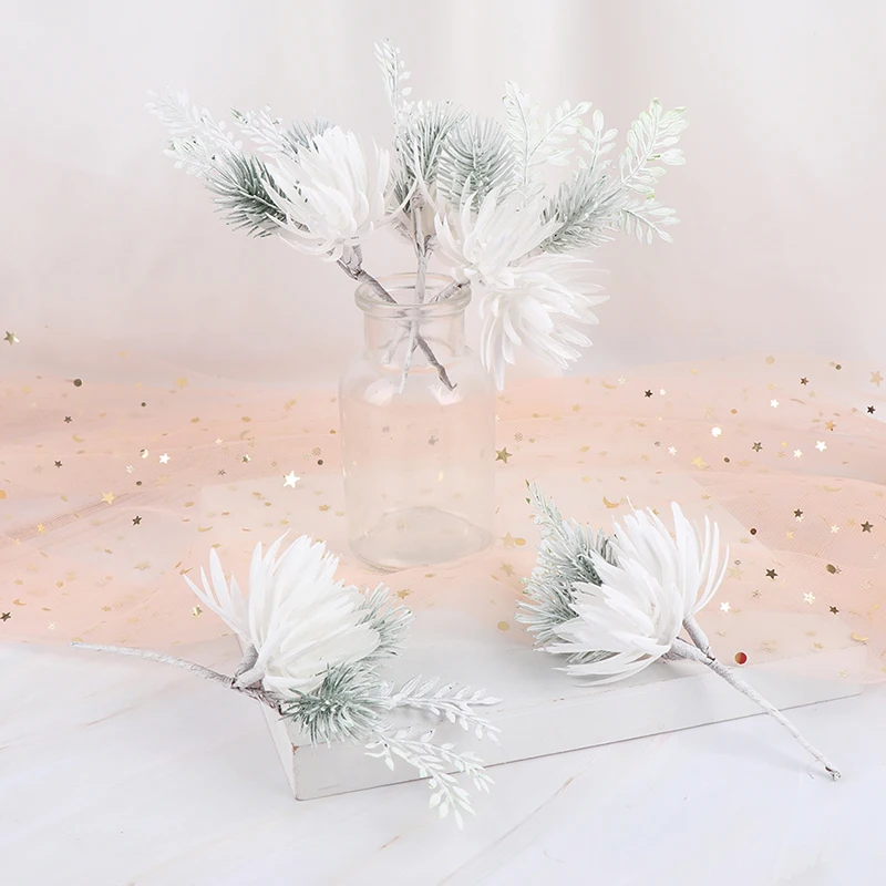 1 букет Искусственные цветы сосновая трава цветок Свадебная вечеринка украшения