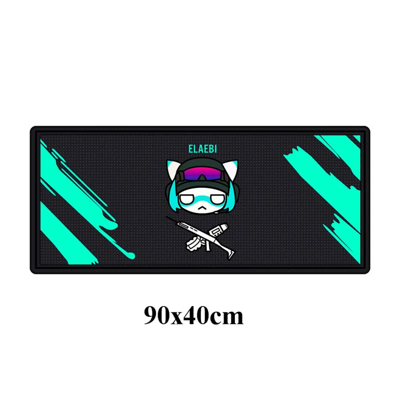 Синий Rainbow Six Siege Gaming mouse pad XXL аниме компьютер большой 90x40 см Коврик для мыши геймер запирающийся край стол для портативного компьютера ноутбука коврик - Цвет: Синий