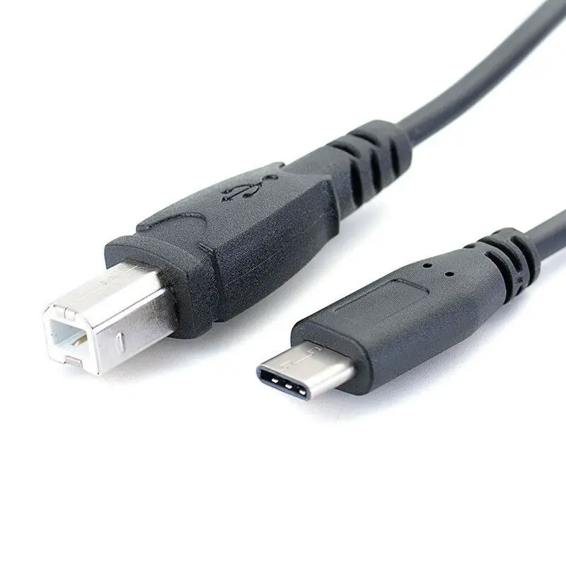 USB-C USB 3.1 Type C Male Connector to USB-B 2.0 B Data Cable Cord Phone Printer | Компьютеры и офис