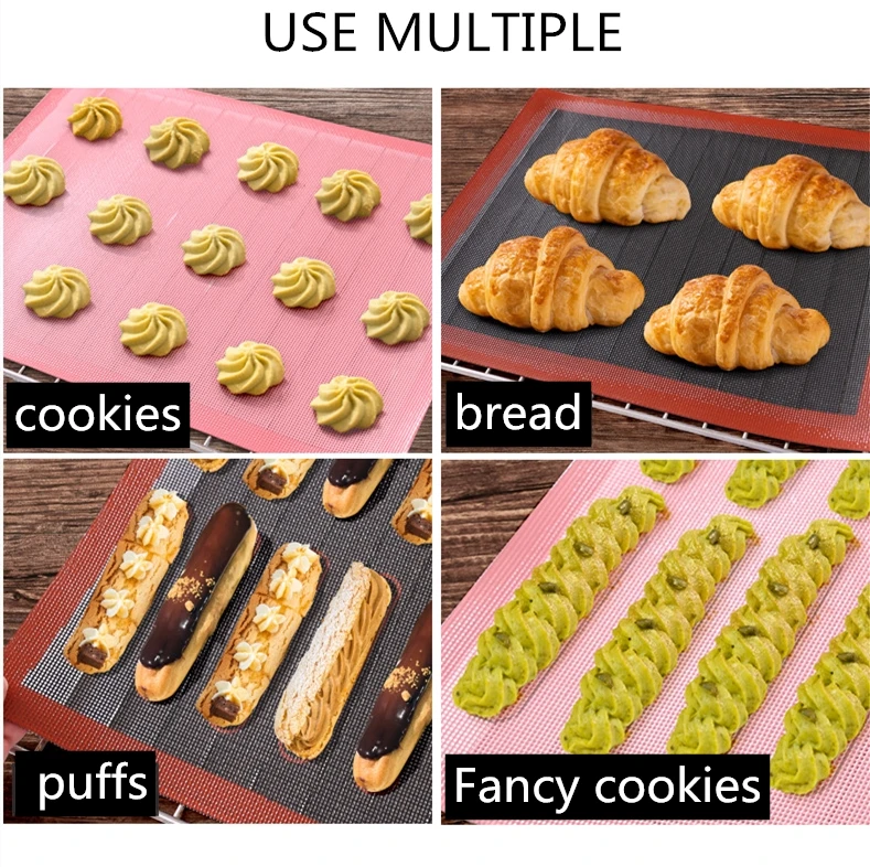 Антипригарное печенье Макарон форма для хлеба силиконовый коврик выпечки слойка