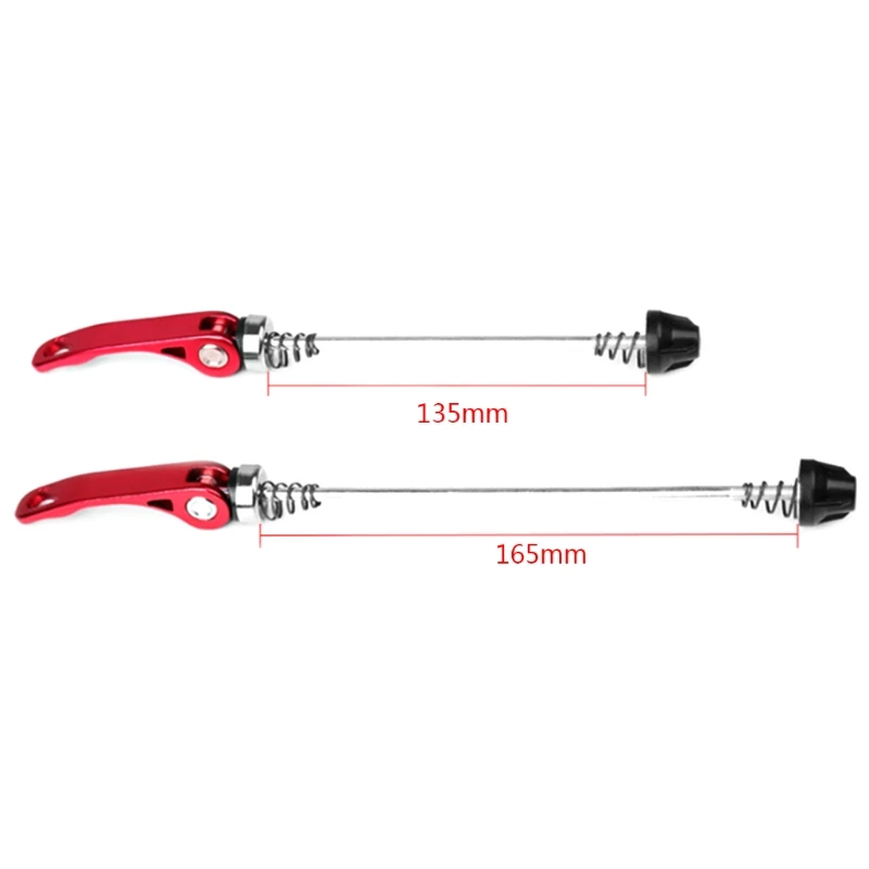 

145/175mm MTB Road Bike Clip Lever Axle Bicycle Wheel Hub Skewers Front Rear QR Quick Release Axis Skewers
