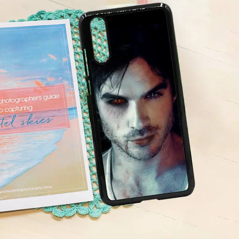

ian somerhalder the Vampire Diaries Phone Cases PC for iPhone 11 12 pro XS MAX 8 7 6 6S Plus X 5S SE 2020 XR
