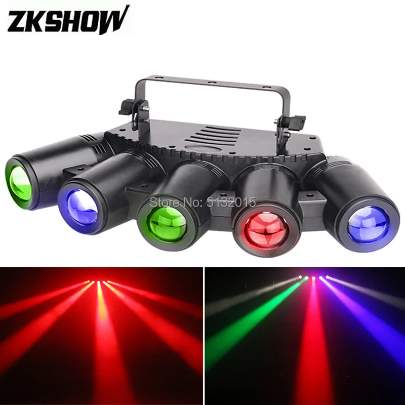 5*40 Вт RGBW Полноцветный Мини LED Луч мойка барный светильник DMX Luce Dj диско вечерние