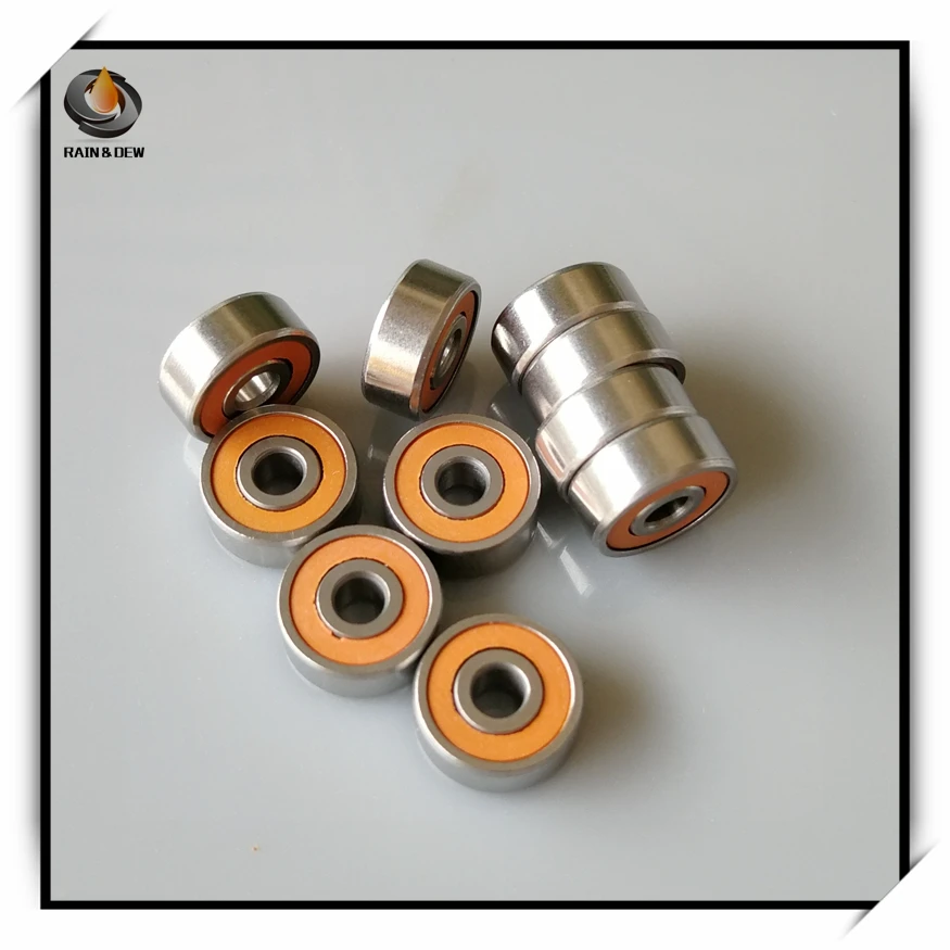 10 шт. SMR104 2OS ABEC 7 LD из нержавеющей стали Hybride керамический подшипник DIY Рыболовная