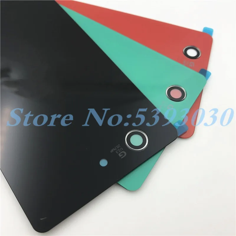 Новая задняя Стеклянная Крышка батарейного отсека крышка для Z5 Mini Замена Sony Xperia