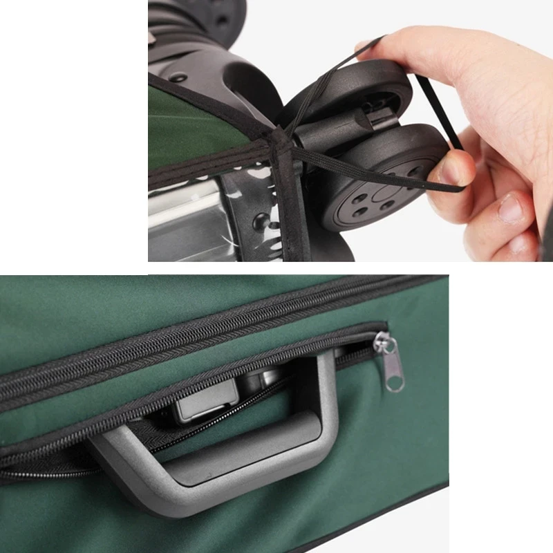 PVC Transparent Protective Dust Cover For Luggage Elastic Waterproof Trolley Case Rain Bags Travel Suitcase Accessories
