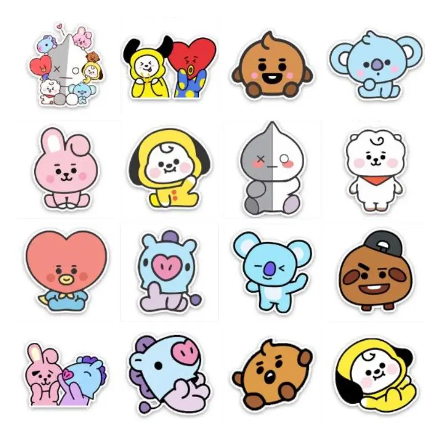 

30pcs Cute Cartoon Planar Resins Flatback for Phone Decorations Accessories
