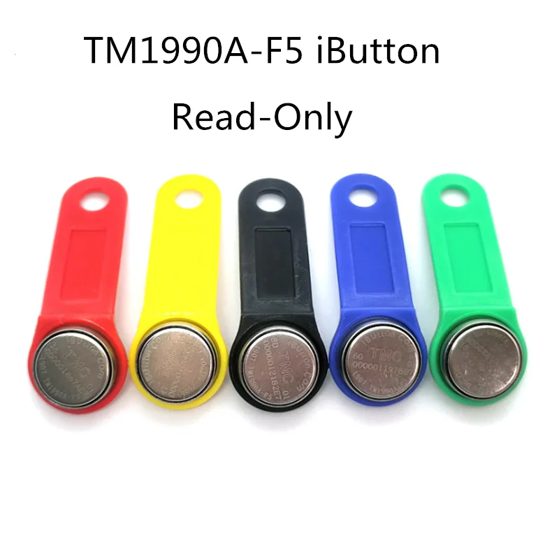 5 шт./лот Dallas DS1990A F5 iButton I Button 1990a электронный ключ IB tag карты Fobs Black Handle TM карты|Карты