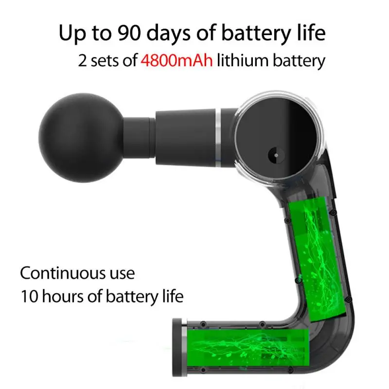 Online Pistola De Masaje Con Pantalla LCD ABS, Masajeador Muscular Profundo Para Cuello, Ejercicio, Relajación, Adelgazamiento, Moldea El Dolor, Herramientas Deportivas